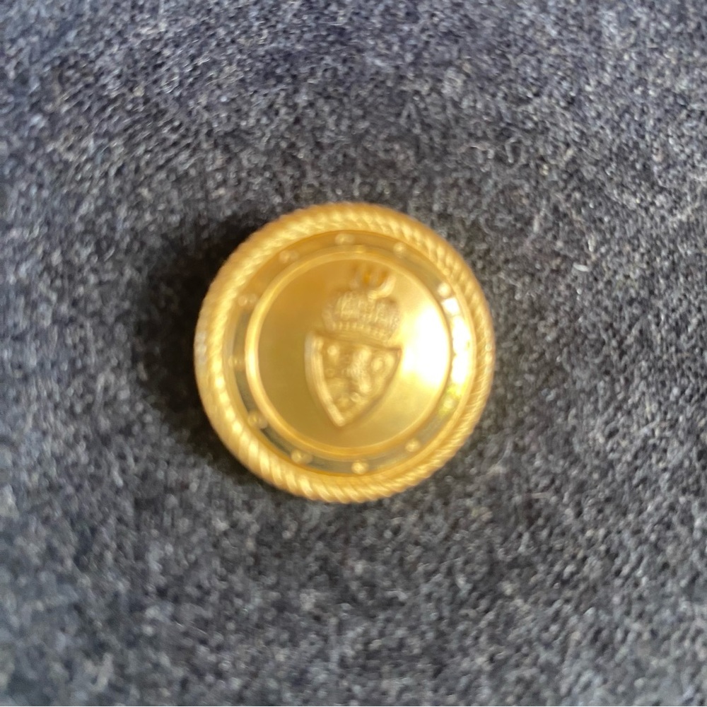 Talbots Structured Gray Wool Doublebreasted Blaze… - image 4